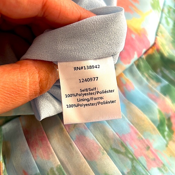 NWOT Ontwelfth Tulle Floral Front Slit Maxi Skirt - Picture 8 of 9